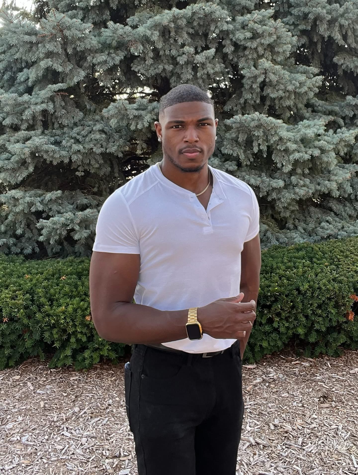 Andre backstage or post-show